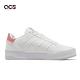 adidas 休閒鞋 Court Tourino J 大童 女鞋 白 粉紅 皮革 小白鞋 三葉草 愛迪達 H00765 product thumbnail 3