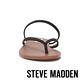 STEVE MADDEN-ENJOY 清涼一夏 精緻縫線鬆緊繞帶人字平底涼鞋-黑色 product thumbnail 4