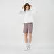 GIORDANO 女裝防潑水彈力短褲 All Day Pants系列 - 08 灰紫色 product thumbnail 3