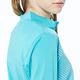 【Lynx Golf】女款吸汗速乾點點漸層設計感印花長袖立領POLO衫/高爾夫球衫-藍綠色 product thumbnail 8
