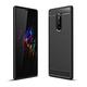 揚邑 Sony Xperia 1 拉絲紋碳纖維軟殼散熱防震抗摔手機殼-黑 product thumbnail 2