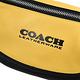 COACH League 經典燙印LOGO撞色拉鍊腰包/胸口包(黃) product thumbnail 6