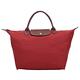 LONGCHAMP Le pliage 短提把摺疊水餃包(中/紅色) product thumbnail 2