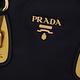 PRADA 經典金字尼龍手提/肩斜包(深藍) product thumbnail 7