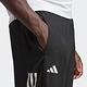 Adidas 3s Woven Pnt [HT7177] 男 長褲 亞洲版 運動 網球 訓練 中腰 褲腳拉鍊 防撕布 黑 product thumbnail 5