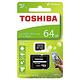 TOSHIBA Micro-SDXC R100MB (U1) 64GB 記憶卡(附轉卡) product thumbnail 2