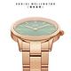 Daniel Wellington DW 手錶 Iconic Link Emerald 32mm森林綠精鋼錶 玫瑰金 DW00100420 product thumbnail 4