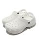 Crocs 布希鞋 Classic Platform Clog W 女鞋 白 洞洞鞋 厚底 涼拖鞋 卡駱馳 206750100 product thumbnail 2