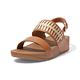 FitFlop LULU WRAPPED WEAVE BACK-STRAP SANDALS 金屬色編織造型後帶涼鞋-女(淺褐色) product thumbnail 2