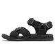 Skechers 涼拖鞋 Go Consistent Sandal 男鞋 黑 全黑 緩震 休閒 魔鬼氈 皮面 229097BBK product thumbnail 2