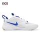 Nike 排球鞋 Air Zoom HyperAce 3 男鞋 女鞋 白 藍 氣墊 室內運動 羽排鞋 運動鞋 FQ7074-106 product thumbnail 3