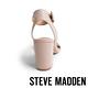 STEVE MADDEN-MALIA 甜美氣質 一字帶繫踝後鏤空粗跟涼鞋-淺粉紅 product thumbnail 5