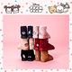 Disney collection by grace gift-插畫風不對稱雪靴 粉 product thumbnail 6