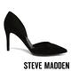 STEVE MADDEN-ROSLINDA絨面尖頭中空內腰高跟鞋-黑色 product thumbnail 2