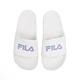 Fila Sleek Slide [4-S355X-119] 女 拖鞋 基本款 LOGO 夏季 海灘 居家 燕麥色 product thumbnail 4
