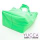 YUCCA - 多彩尼龍側/肩背tote包-檸檬綠色D0069043099 product thumbnail 6