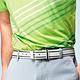 【Lynx Golf】男款吸濕排汗合身版V型條紋短袖立領POLO衫-綠色 product thumbnail 5
