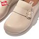 【FitFlop】SHUV BUCKLE-STRAP LEATHER CLOGS金屬扣環裝飾木屐鞋-女(白石色) product thumbnail 5