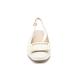 Pineapple Outfitter-IRAM真皮金屬方釦裸跟鞋-白色 product thumbnail 4