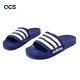 adidas 拖鞋 Adilette Shower 藍 白 男鞋 女鞋 三線 經典 條紋 愛迪達 GW1048 product thumbnail 8