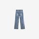 Arnold Palmer -女裝-剪接造型彈性牛仔寬褲-藍色 product thumbnail 8