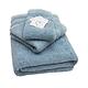 (超值3條組)MIT美國棉鬆撚素色緞條方巾毛巾浴巾 MORINO摩力諾 product thumbnail 5