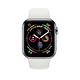 Apple Watch S4 LTE 44mm 不鏽鋼錶殼搭配白色運動型錶帶 product thumbnail 2