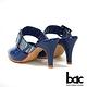 bac紐約不夜城 - 摩登復古漆皮異材質兩截式穆勒鞋 -藍 product thumbnail 4