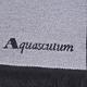 Aquascutum 義大利製經典品牌字母LOGO素雅雙面配色披肩/圍巾(淺灰/黑) product thumbnail 5