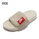 Nike 拖鞋 Wmns Offcourt Adjust Slide 女鞋 米 紅 一片拖 魔鬼氈 DV1033-100 product thumbnail 7