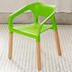 STYLE 格調 4入組-歐風方形靠背設計實木椅腳休閒椅餐椅 product thumbnail 5