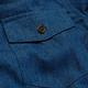 Roush 銅釦設計雙口袋基本款牛仔襯衫 (2色) product thumbnail 6