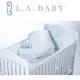 【美國 L.A. Baby】金典米蘭堡純棉七件式寢具組（M）( 粉色) product thumbnail 3