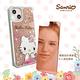 三麗鷗 Kitty iPhone 13 6.1吋軍規防摔鏡面水晶彩鑽手機殼-寶石凱蒂 product thumbnail 4