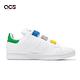 adidas x LEGO 休閒鞋 Stan Smith CF C 中童 白 藍 小朋友 聯名 史密斯 愛迪達 IF2917 product thumbnail 3