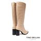 Tino Bellini 義大利進口尖頭馬靴FWXT005-3(米色) product thumbnail 4