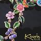 KOURIN 花園系列-法瑯彩蝶花園圓型垂掛式耳環 product thumbnail 6