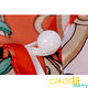 V字開扣七分袖連身短裙(橘色)-CiAO妞 holiday product thumbnail 4