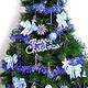 摩達客 4尺特級綠松針葉聖誕樹+藍銀色系配件組(不含燈)YS-GPT015002 product thumbnail 3