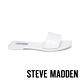 STEVE MADDEN-JELSA 名款時尚 鱷魚壓紋平底拖鞋-白色 product thumbnail 3