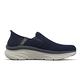 Skechers 休閒鞋 D Lux Walker-Orford Slip-Ins 男鞋 藍 厚底 避震 瞬穿科技 232455NVY product thumbnail 3