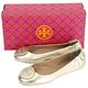 TORY BURCH Minnie Travel 金屬皮革平底娃娃鞋(金色) product thumbnail 5