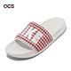 Nike 拖鞋 Wmns Offcourt Slide PRNT 女鞋 白 紅 格紋 Q彈 舒適 FN6603-600 product thumbnail 7