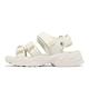 Fila 涼鞋 Tapered Sandals 女鞋 白 粉 魔鬼氈 抓地 厚底增高 涼拖鞋 斐樂 5S316Y111 product thumbnail 2