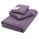(超值3條組)MIT純棉飯店級素色緞條方巾毛巾浴巾-靚紫 MORINO摩力諾 product thumbnail 3