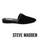 STEVE MADDEN-TRACE-B 個性鉚釘尖頭底跟穆勒鞋-絨黑 product thumbnail 3