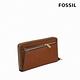 FOSSIL Liza 真皮拉鍊式長夾-蛇紋拼接 SL8250888 product thumbnail 4