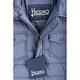 HERNO La Denim 口袋設計灰藍色釦式拉鍊絎縫羽絨夾克 product thumbnail 4