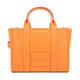 MARC JACOBS The Leather TOTE 皮革兩用托特包-小/亮橘 product thumbnail 4