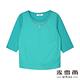 MYVEGA麥雪爾 氣質五分袖T恤-藍綠 product thumbnail 6